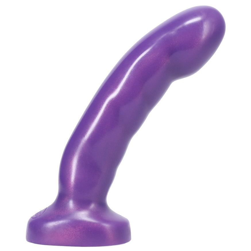 Tantus Acute 5.5in Angled Dildo- Amethyst