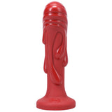 Tantus Magma Textured Fantasy Dildo- Crimson