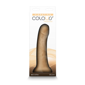 Colours Pleasures 7 in. Vibrating Dildo- Beige