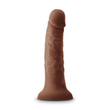 Colours Pleasures 7 in. Vibrating Dildo- Brown