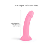 Love to Love Dildolls Glitzy 7in. Silicone Dildo Pink Glitter