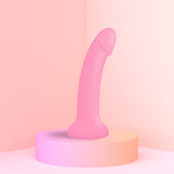 Love to Love Dildolls Glitzy 7in. Silicone Dildo Pink Glitter