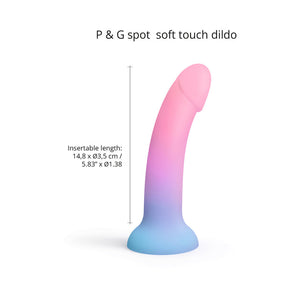 Love to Love Dildolls Utopia 7in. Silicone Dildo Gradient Pastels