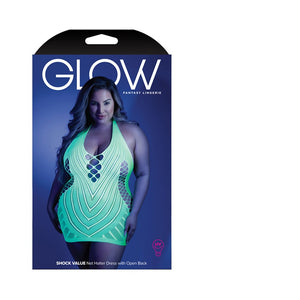 Fantasy Lingerie Glow Shock Value Halter Dress