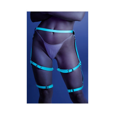 Fantasy Lingerie Glow Buckle Up Leg Harness