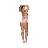 Magic Silk Seabreeze Teddy With Snap Crotch- Blush