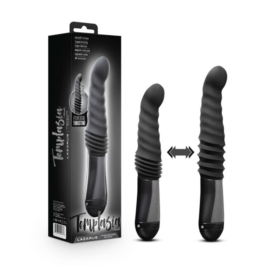 Temptasia Lazarus Rechargeable 10 in. Silicone Thrusting Dildo