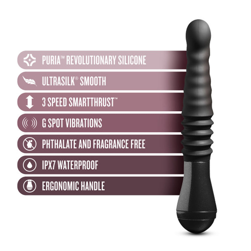 Temptasia Lazarus Rechargeable 10 in. Silicone Thrusting Dildo