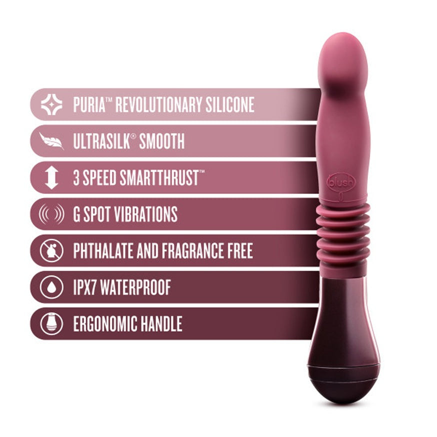 Temptasia Trixie 10 in. Silicone Thrusting Dildo