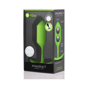 B-Vibe Snug Plug 3 Weighted Plug