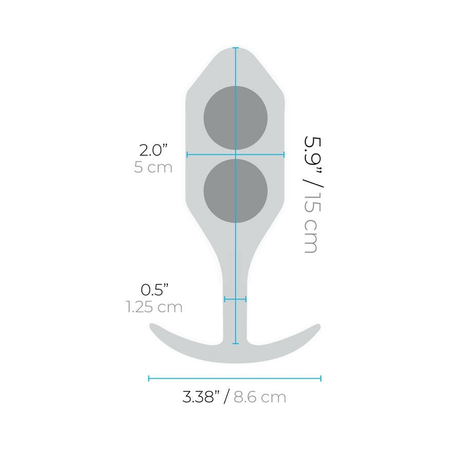 B-Vibe Snug Plug 5 Weighted Plug