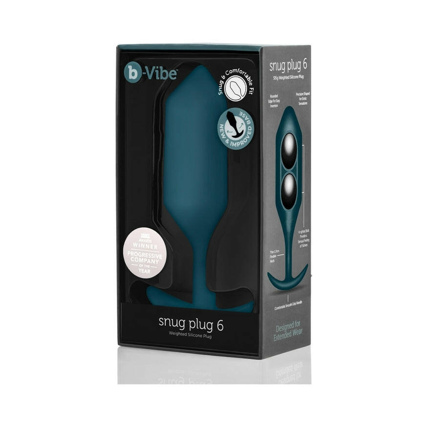 B-Vibe Snug Plug 6 Weighted Plug