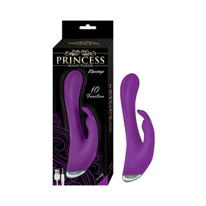 Princess Bunny Tickler Dual Stimulator Silicone- Purple