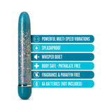 Blush The Collection Astral Slimline Vibrator- Teal