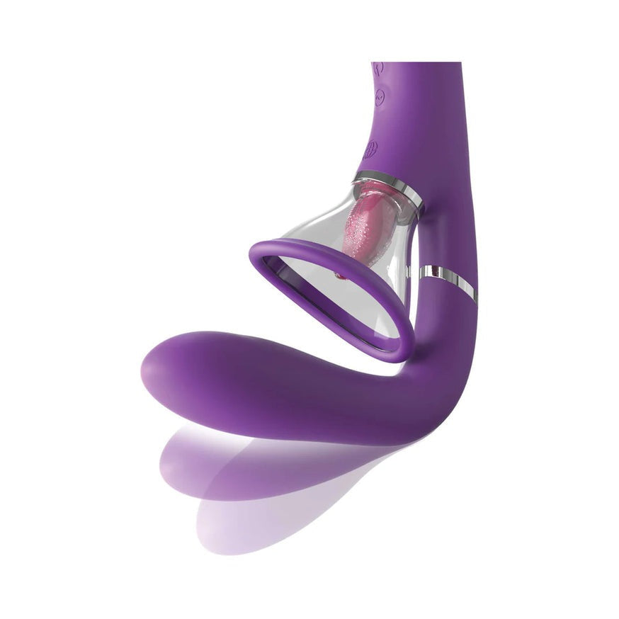 Fantasy For Her Her Ultimate Pleasure Pro Flicking Suction Dual Stimulator