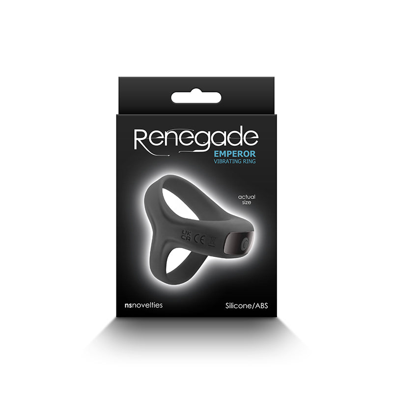 Renegade Emperor Vibrating Ring- Black