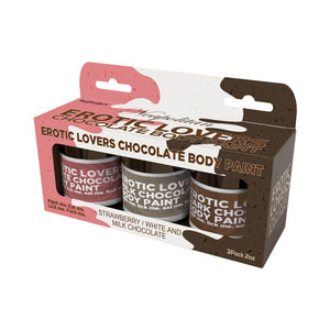 Erotic Chocolate Body Paints 3 Pack
