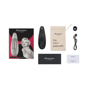 Womanizer x Marilyn Monroe Classic 2 Special Edition- Black Marble