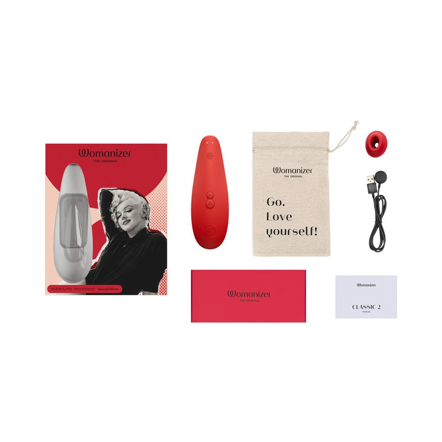 Womanizer x Marilyn Monroe Classic 2 Special Edition- Vivid Red