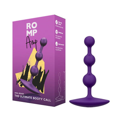 ROMP Amp Silicone Anal Plug- Dark Purple