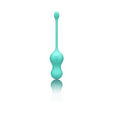 ROMP Cello Rechargeable Remote-Controlled Silicone G-Spot Egg Vibrator- Light Teal