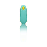 ROMP Cello Rechargeable Remote-Controlled Silicone G-Spot Egg Vibrator- Light Teal