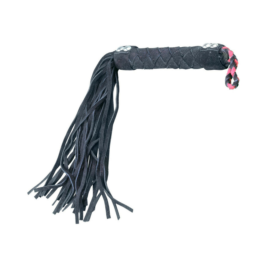 Ple'sur 15.5 in. Leather Flogger- Black