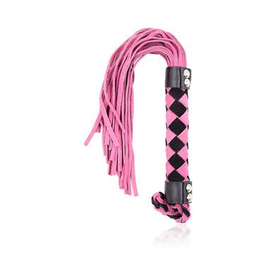 Ple'sur 15.5 in. Leather Flogger- Pink