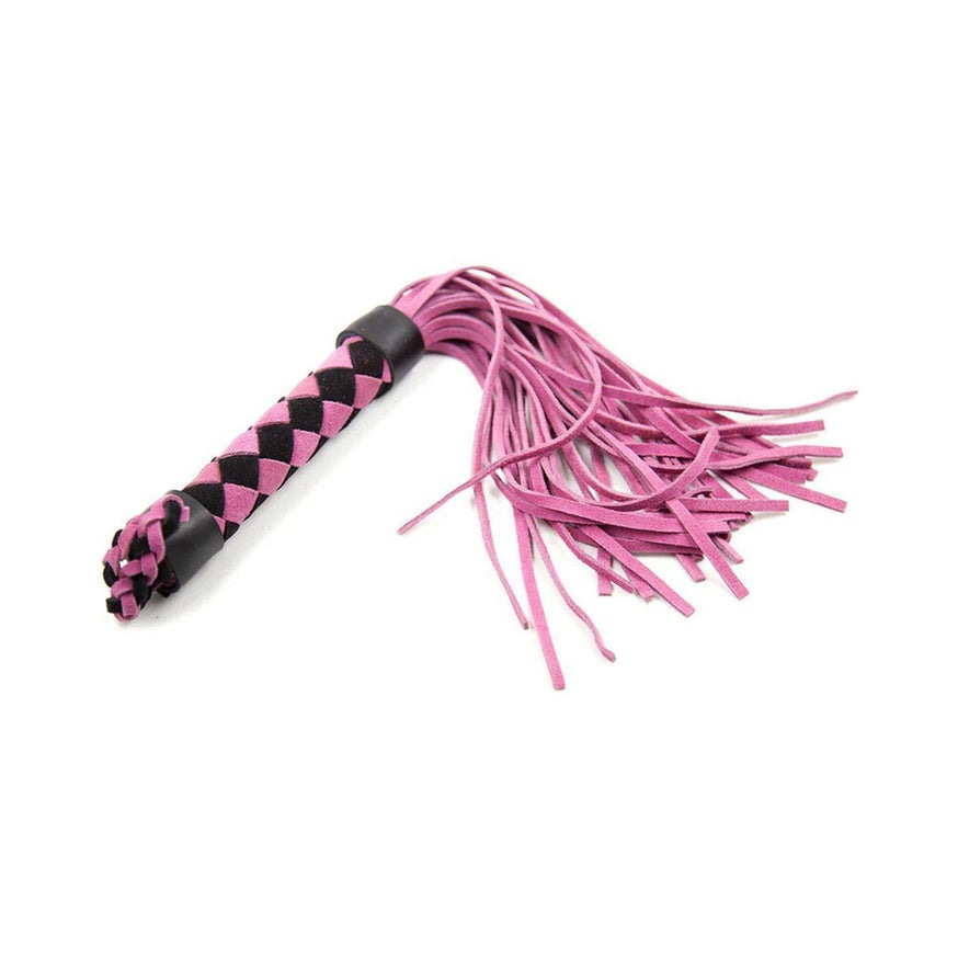 Ple'sur 15.5 in. Leather Flogger- Pink