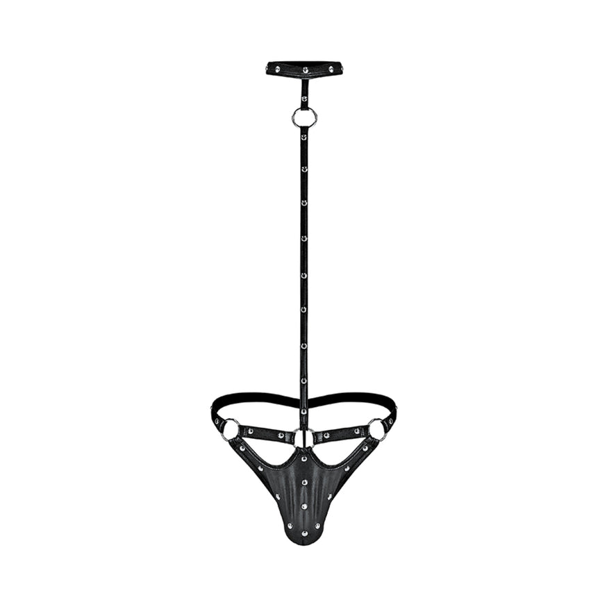 Male Power Fetish Tormentor Choker G-String Body Harness