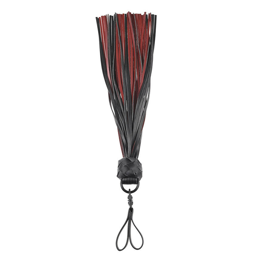 Saffron Finger Flogger with Finger Loop Handle