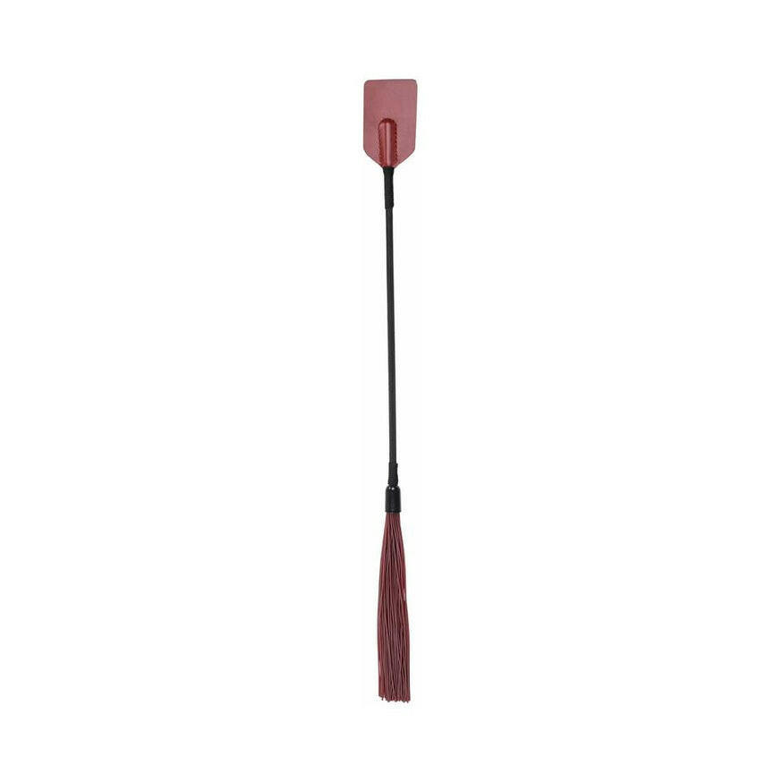 Saffron Tap & Tickle Dual-Ended Crop and Silicone Flogger