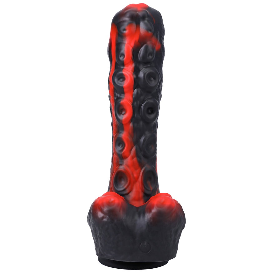 Fort Troff Tendril Thruster Mini Fuck Machine 8.5 in. Thrusting Dildo- Red/Black