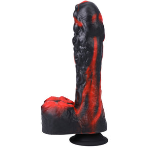 Fort Troff Tendril Thruster Mini Fuck Machine 8.5 in. Thrusting Dildo- Red/Black