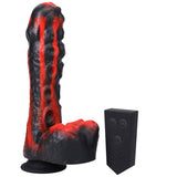 Fort Troff Tendril Thruster Mini Fuck Machine 8.5 in. Thrusting Dildo- Red/Black