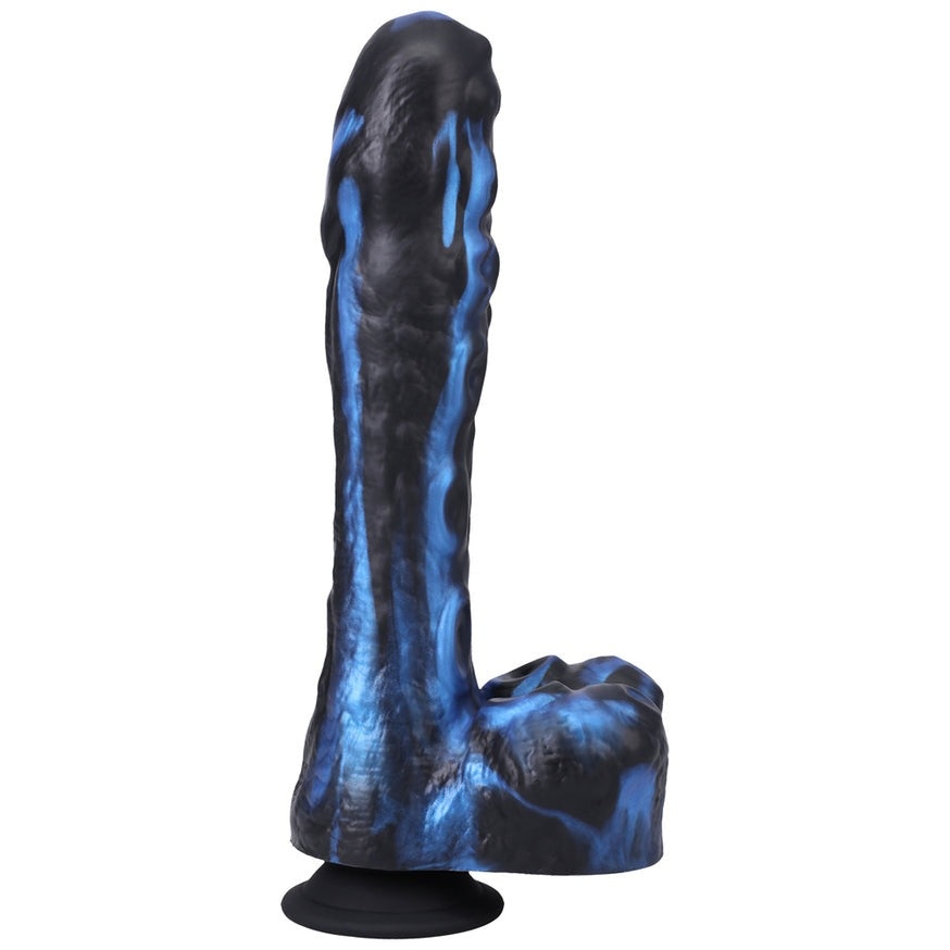 Fort Troff Tendril Thruster Mini Fuck Machine 8.5 in. Thrusting Dildo- Blue/Black