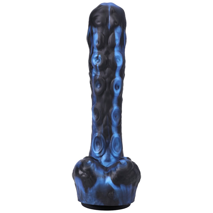 Fort Troff Tendril Thruster Mini Fuck Machine 8.5 in. Thrusting Dildo- Blue/Black