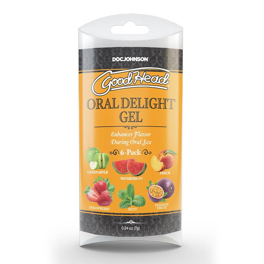 GoodHead Oral Delight Gel Multi-Flavor 6-Pack 0.24 oz.