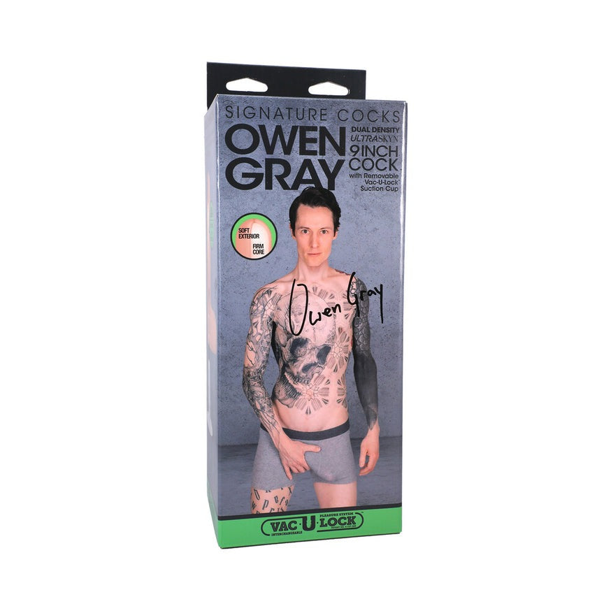 Signature Cocks Owen Gray 9 in. ULTRASKYN Dildo