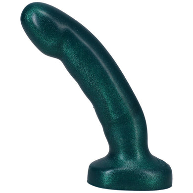 Tantus Acute 5.5 in. Curved Dildo Medium-Firm- Emerald