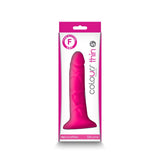 Colours Pleasures Thin 5 in. Dildo- Pink