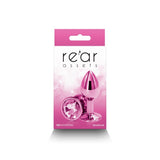 Rear Assets Metal Anal Plug- Pink