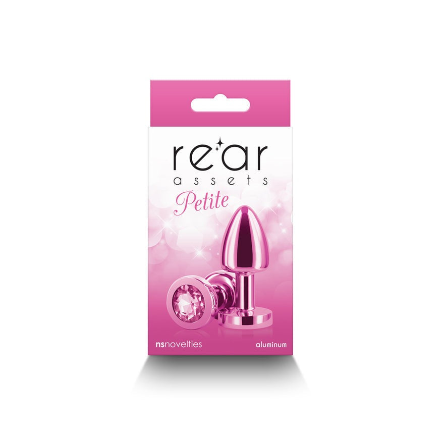 Rear Assets Metal Anal Plug- Pink