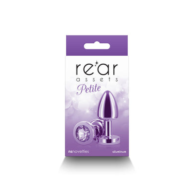 Rear Assets Metal Anal Plug- Purple