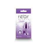 Rear Assets Metal Anal Plug- Purple