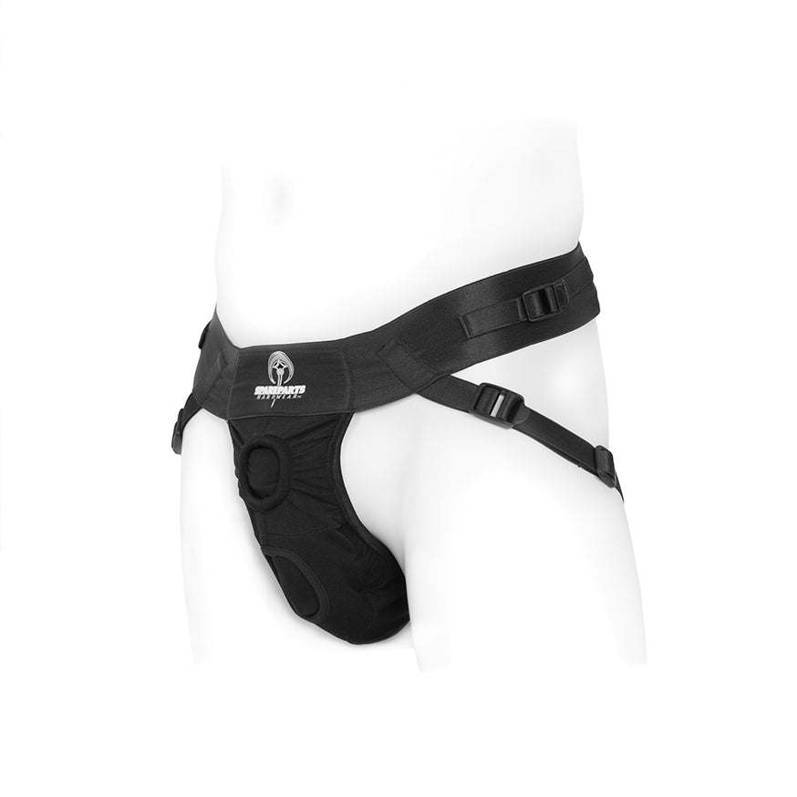 SpareParts Deuce Double Strap Harness- Black- Magnum