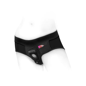 SpareParts Tomboi Nylon Briefs Harness- Black