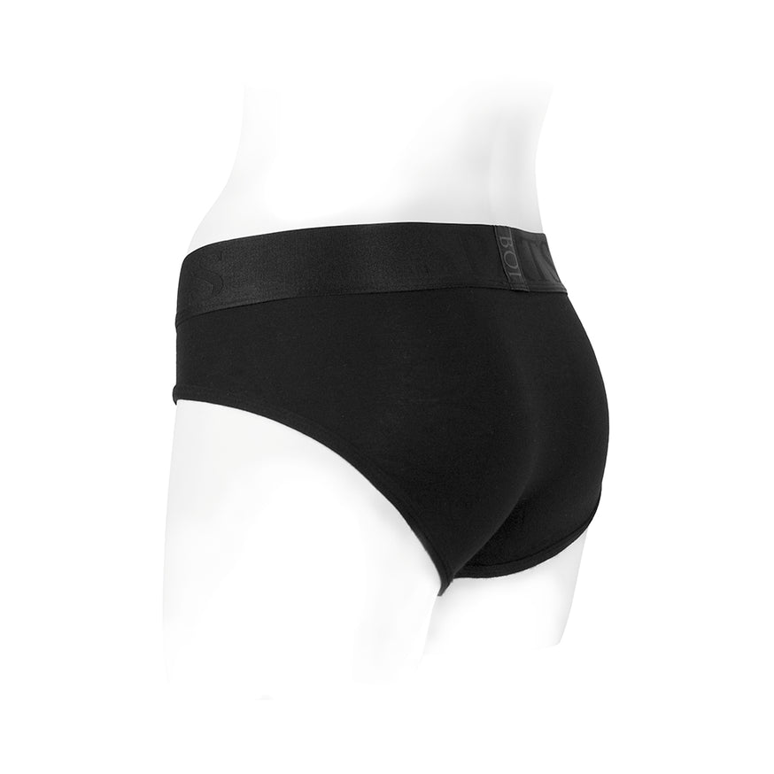 SpareParts Tomboi Rayon Briefs Harness- Black