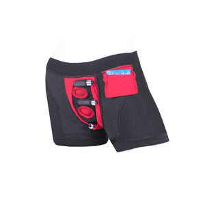 SpareParts Tomboii Nylon Boxer Briefs Harness- Black/Red