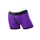 SpareParts Tomboii Nylon Boxer Briefs Harness- Purple/Black